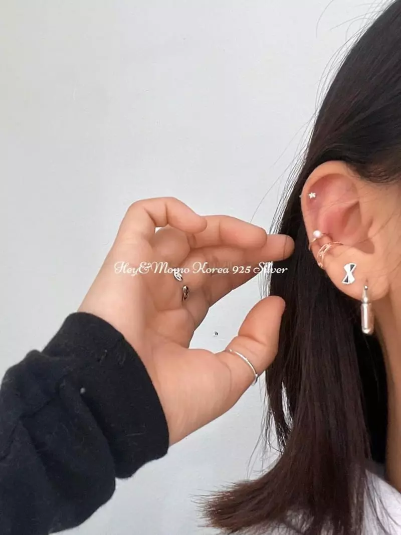 Momo - Korean Women Fashion - #shopsmall - 925 Silver Earrings