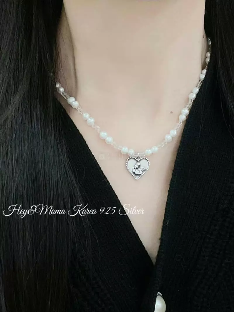 Momo - Korean Women Fashion - #thelittlethings - 925 Silver Necklace