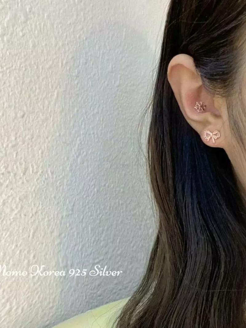 Momo - Korean Women Fashion - #womensfashion - 925 Silver Earrings