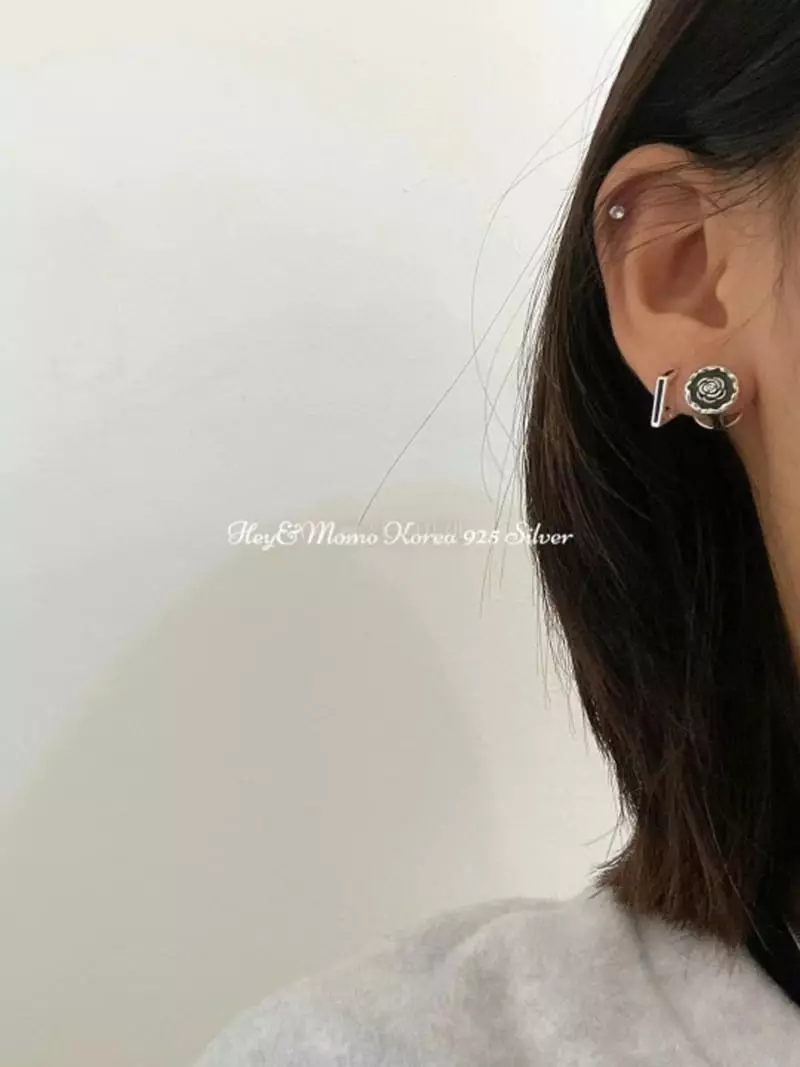 Momo - Korean Women Fashion - #womensfashion - 925 Silver Earrings
