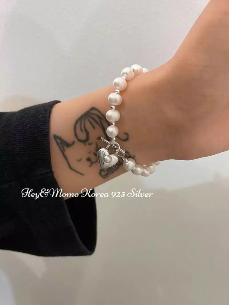 Momo - Korean Women Fashion - #womensfashion - 925 Silver Bracelet - 2