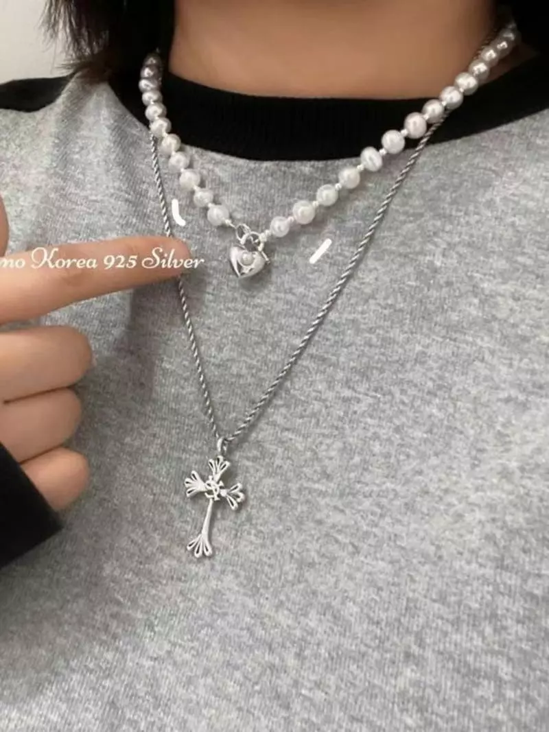 Momo - Korean Women Fashion - #womensfashion - 925 Silver Necklace