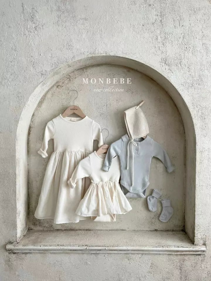 Monbebe - Korean Baby Fashion - #babyboutique - Rib Frill Bodysuit - 9