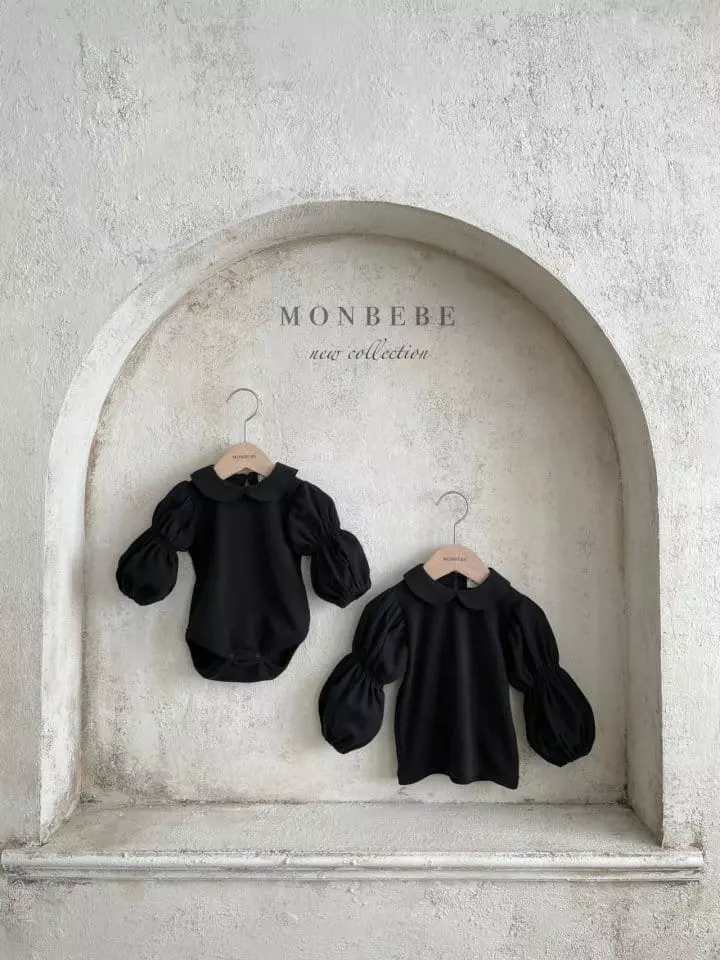 Monbebe - Korean Baby Fashion - #babyboutiqueclothing - Easy Puff Bodysuit - 3
