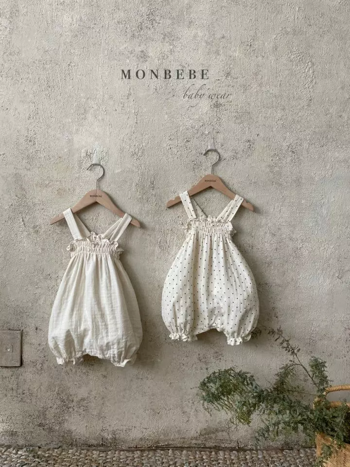 Monbebe - Korean Baby Fashion - #babyboutiqueclothing - Milk Dungarees Pants