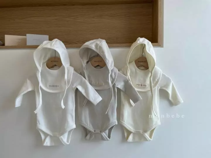 Monbebe - Korean Baby Fashion - #babyboutiqueclothing - Mon Bodysuit with Bib - 12