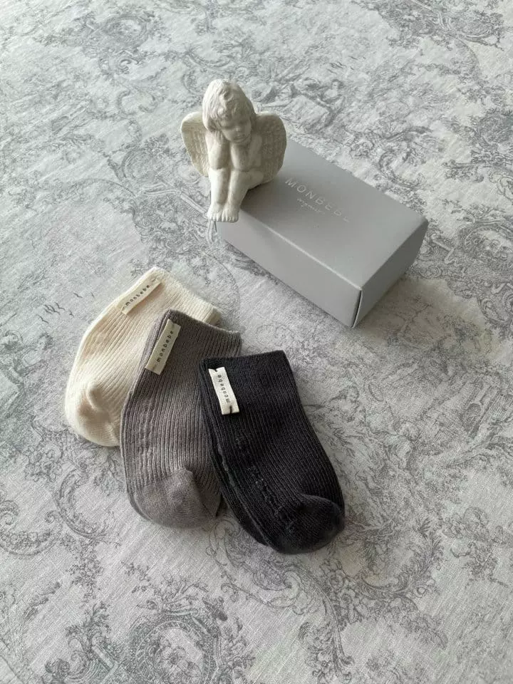 Monbebe - Korean Baby Fashion - #babyboutiqueclothing - Anfant Boy Socks Set - 7
