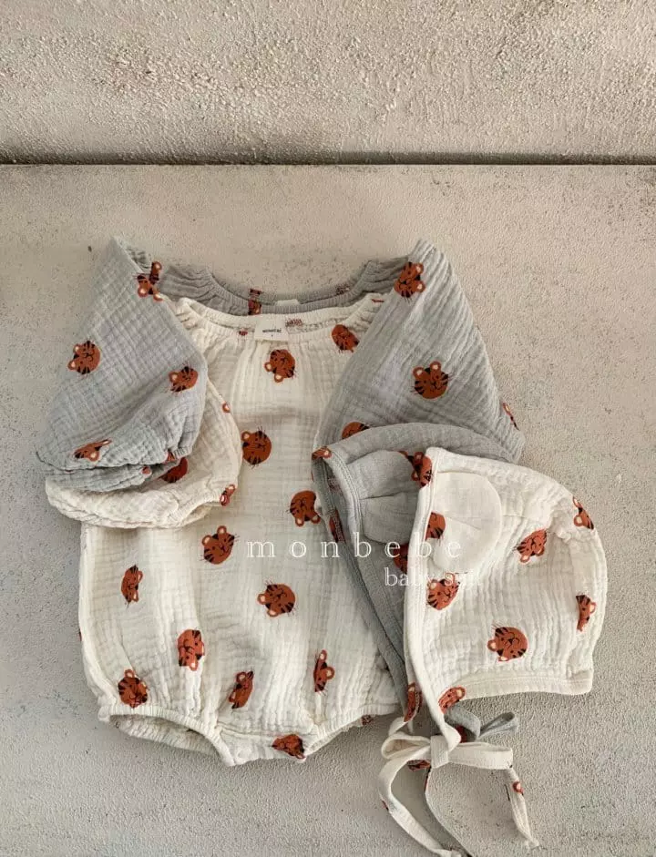 Monbebe - Korean Baby Fashion - #babyclothing - Tiger Bodysuit - 10