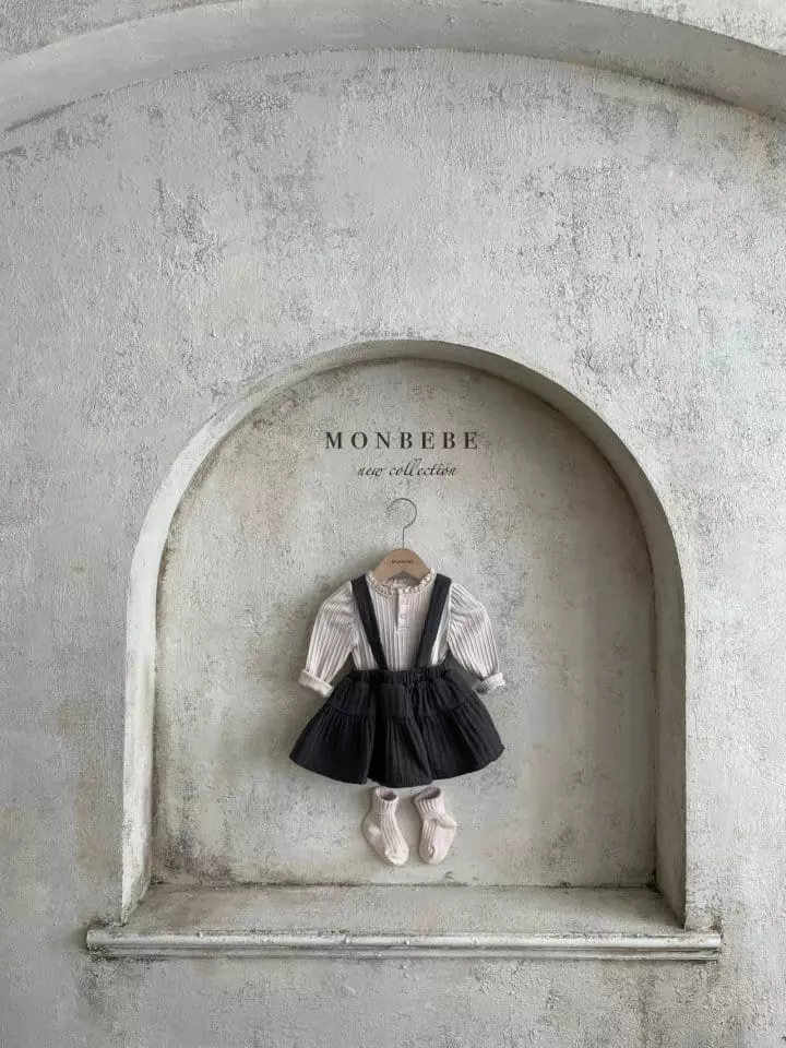 Monbebe - Korean Baby Fashion - #babyfashion - Point Lace Bodysuit - 3