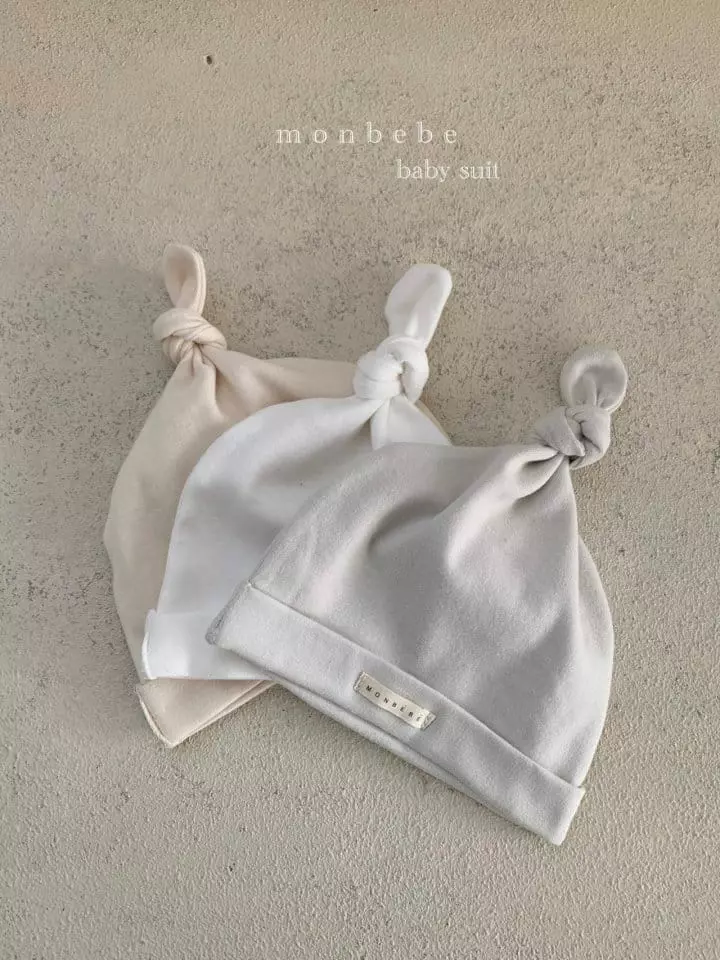Monbebe - Korean Baby Fashion - #babyfashion - Petti Bodysuit with Bonnet - 6