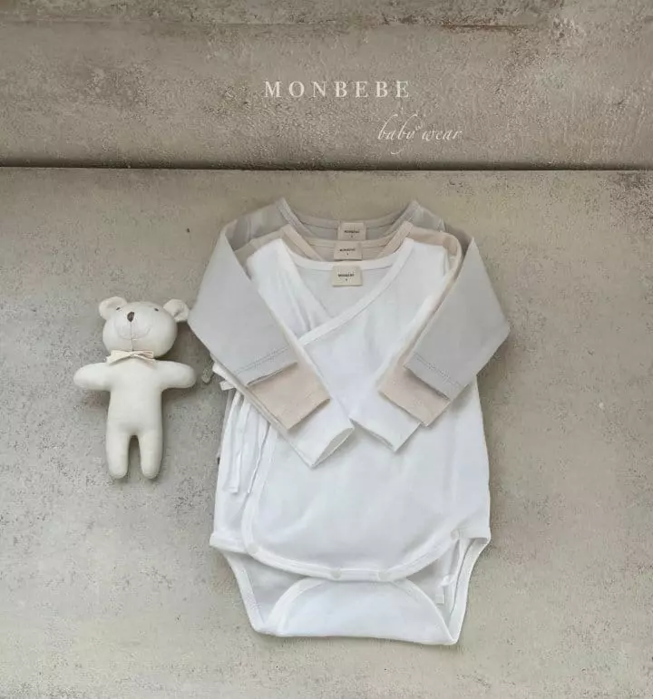 Monbebe - Korean Baby Fashion - #babyfever - Petti Bodysuit with Bonnet - 7