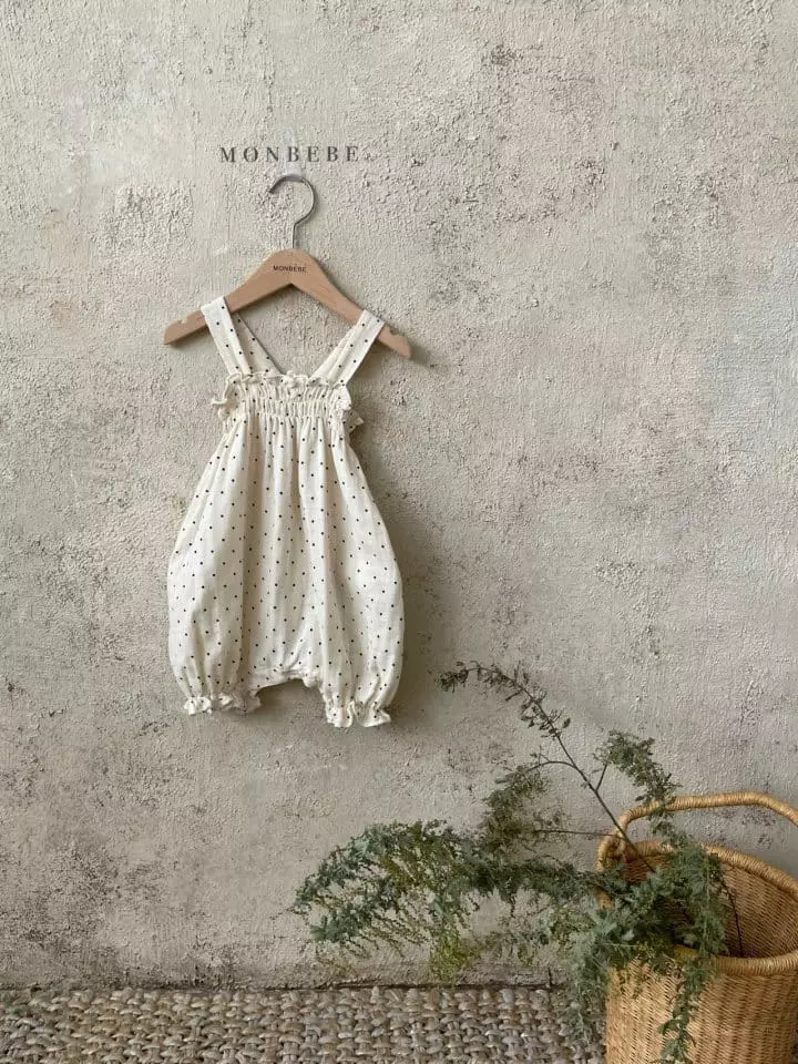 Monbebe - Korean Baby Fashion - #babyoninstagram - Milk Dungarees Pants - 7