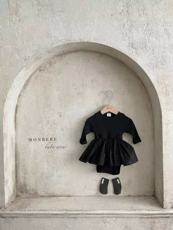 Monbebe - Korean Baby Fashion - #babyoninstagram - Rib Frill Bodysuit