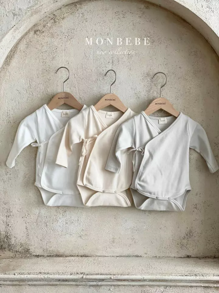 Monbebe - Korean Baby Fashion - #babyootd - Petti Bodysuit with Bonnet - 11