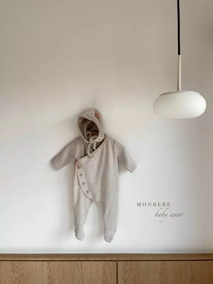 Monbebe - Korean Baby Fashion - #onlinebabyshop - Cozy Bodysuit - 5