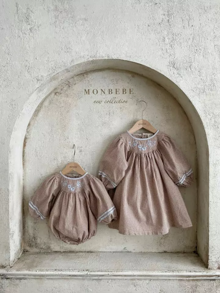 Monbebe - Korean Children Fashion - #Kfashion4kids - Brownie One-piece - 5