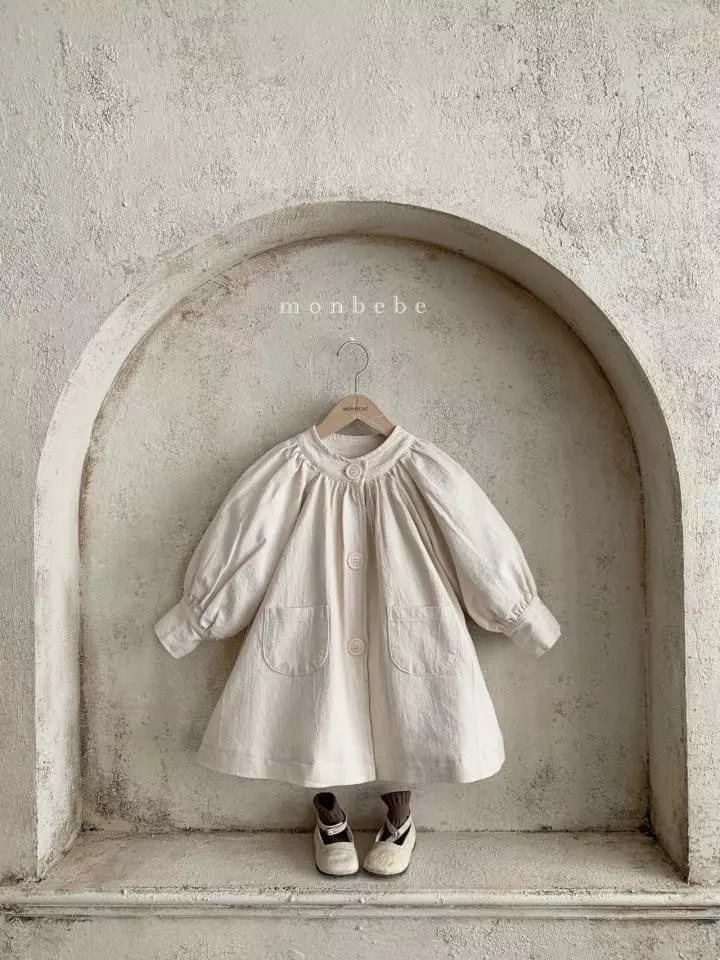 Monbebe - Korean Children Fashion - #Kfashion4kids - String Trench Coat