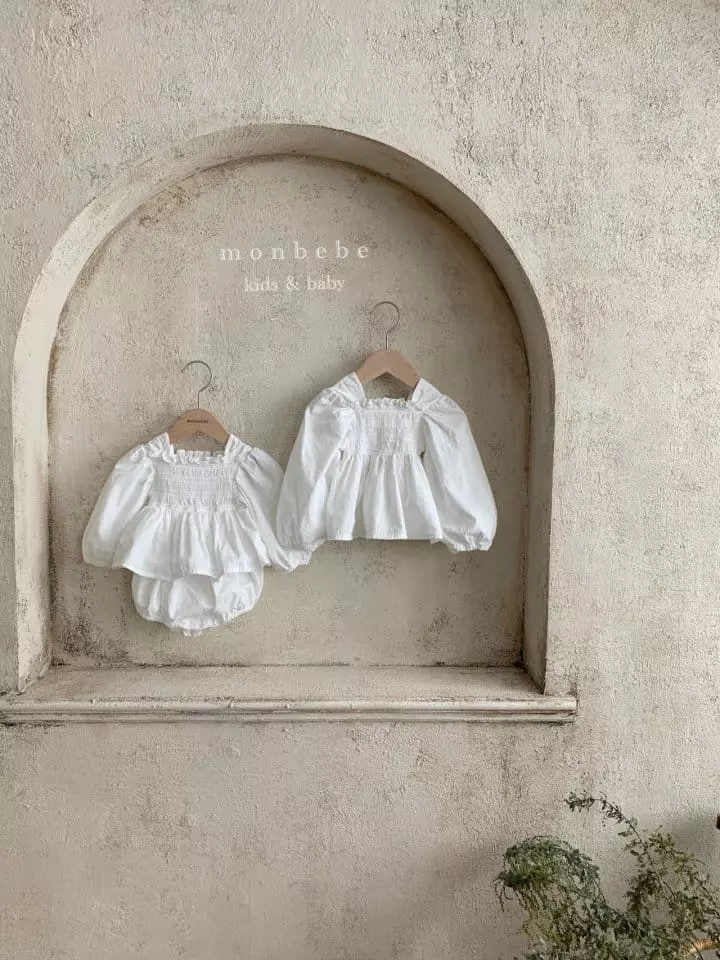Monbebe - Korean Children Fashion - #Kfashion4kids - Lilly Smocked Blouse - 6