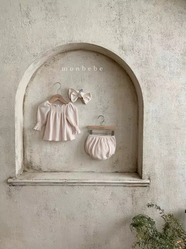 Monbebe - Korean Children Fashion - #childofig - Pure Top Bottom Set - 2