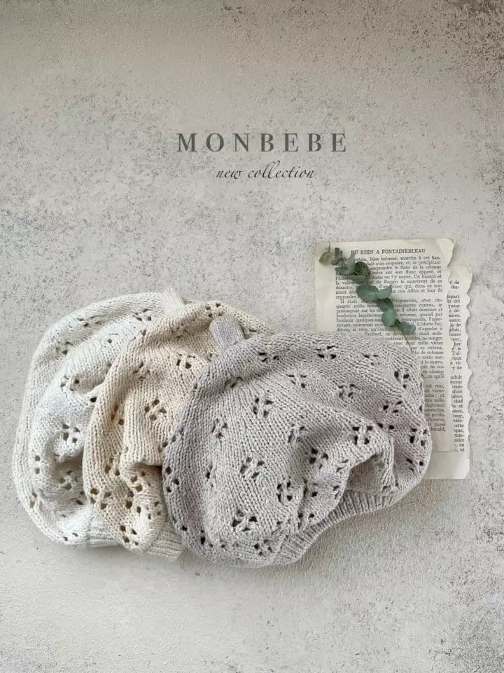 Monbebe - Korean Children Fashion - #childrensboutique - Cotton Scsi Beret Hat - 2