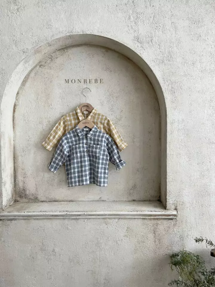 Monbebe - Korean Children Fashion - #kidsstore - Petti Check Shirt