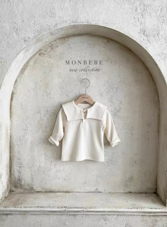 Monbebe - Korean Children Fashion - #magicofchildhood - Waffle Sailor Tee - 3