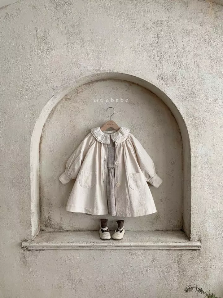Monbebe - Korean Children Fashion - #prettylittlegirls - String Trench Coat - 5