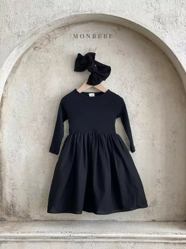 Monbebe - Korean Children Fashion - #toddlerclothing - Rib Frill One-piece - 7