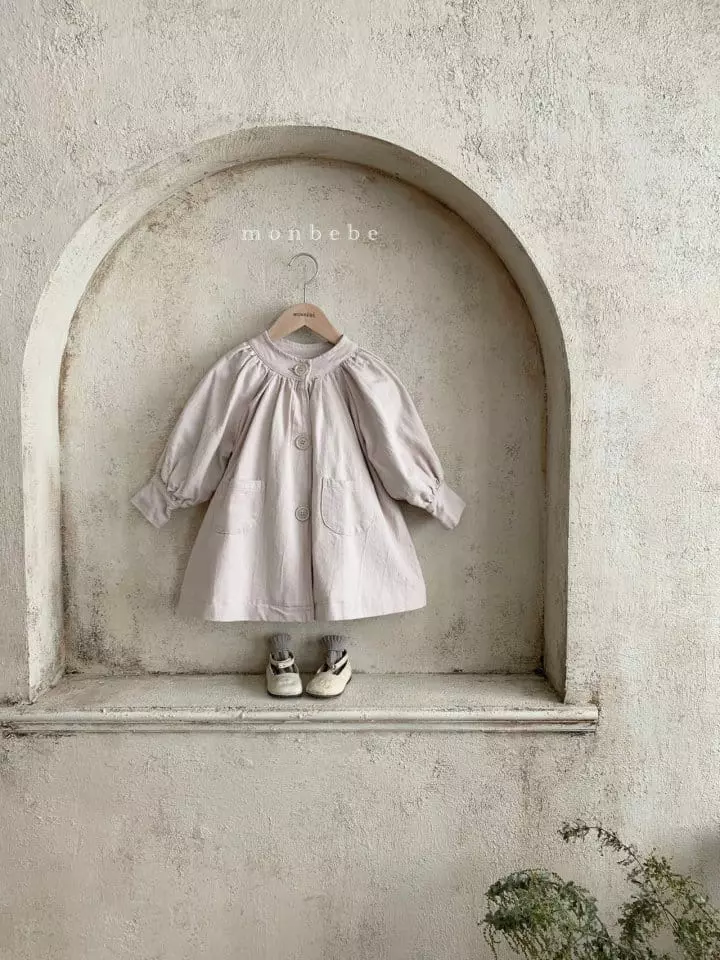 Monbebe - Korean Children Fashion - #toddlerclothing - String Trench Coat - 7