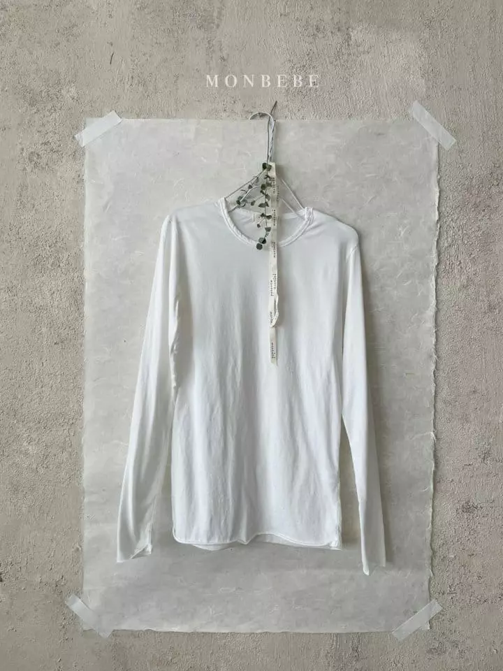 Monbebe - Korean Women Fashion - #momslook - Mom Sliky Snap Tee
