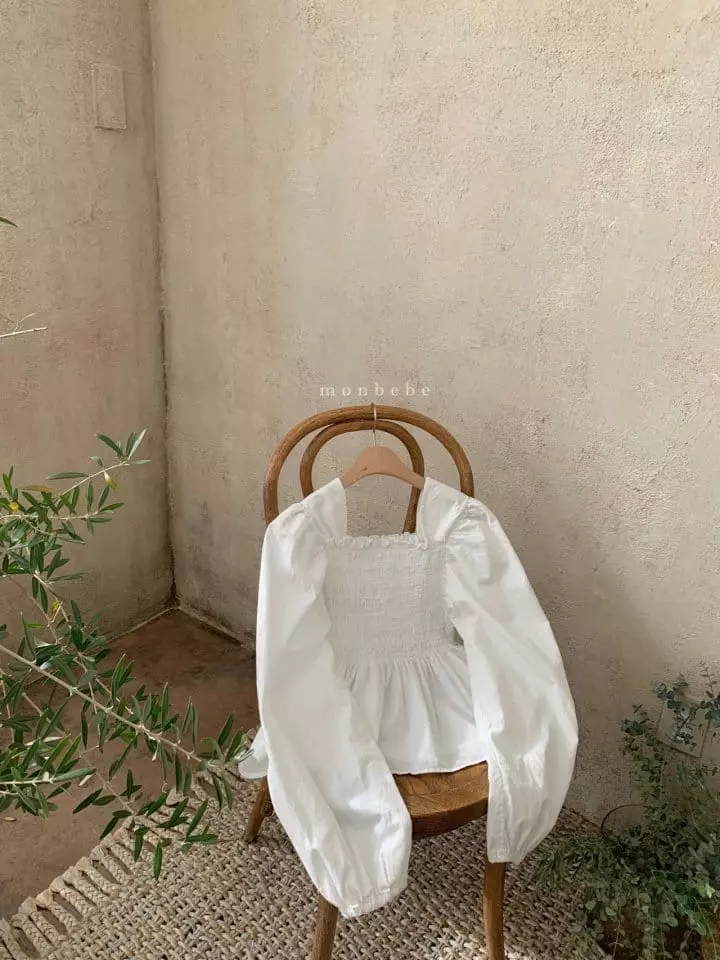Monbebe - Korean Women Fashion - #momslook - Mom Lilly Smocked Blouse - 11