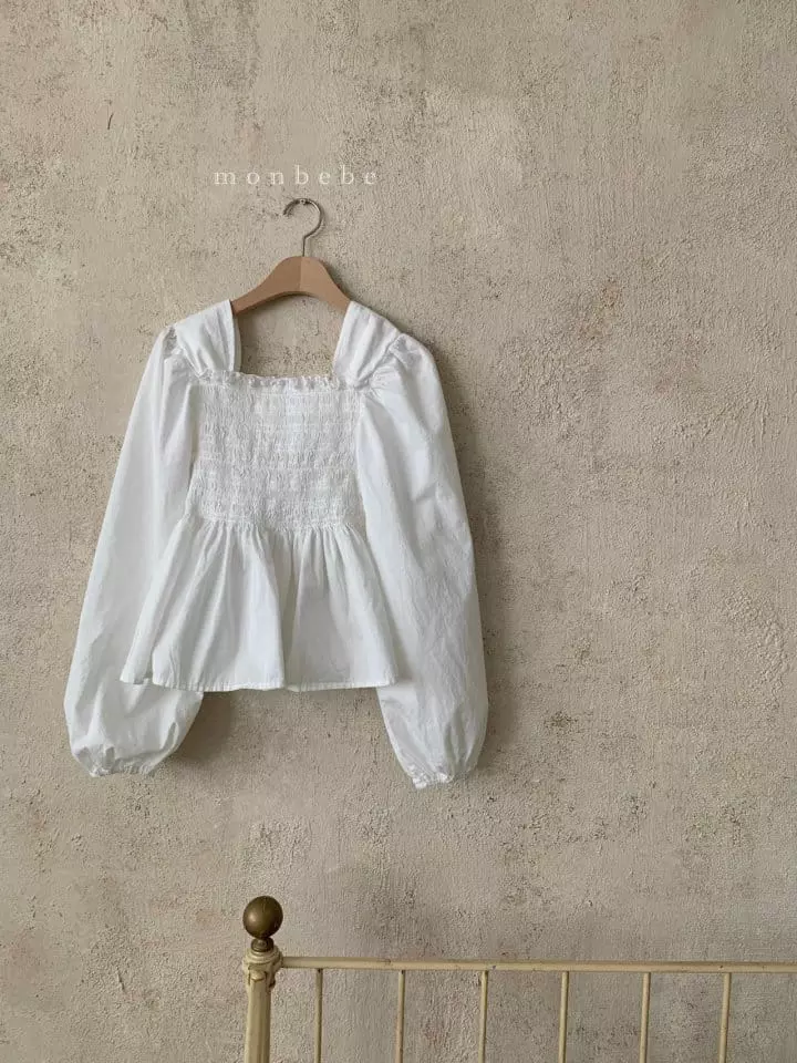 Monbebe - Korean Women Fashion - #womensfashion - Mom Lilly Smocked Blouse - 2