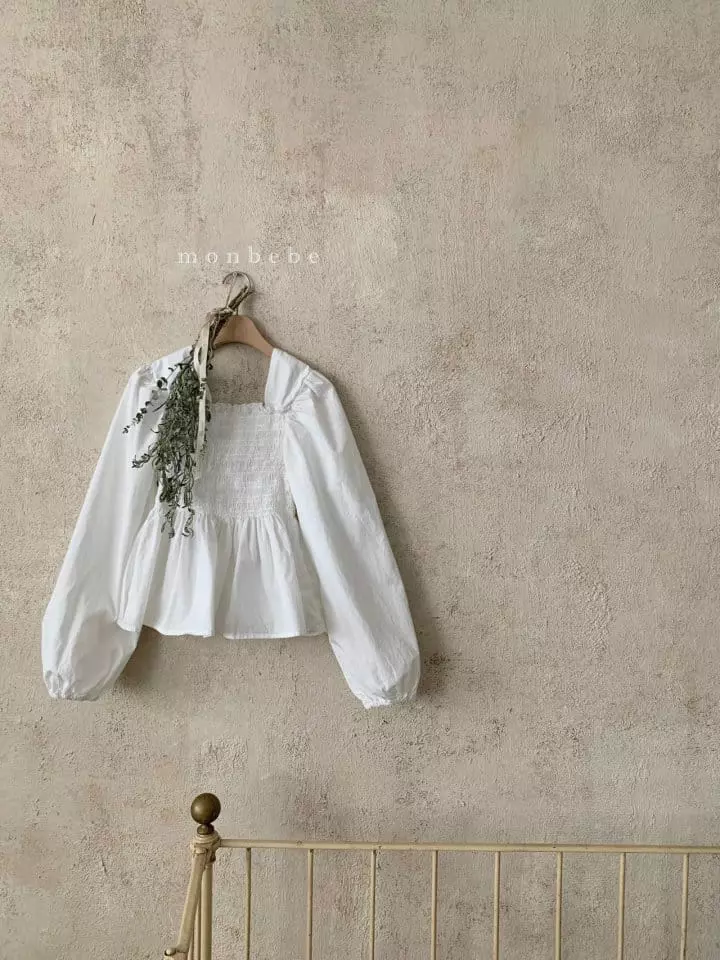 Monbebe - Korean Women Fashion - #womensfashion - Mom Lilly Smocked Blouse - 8