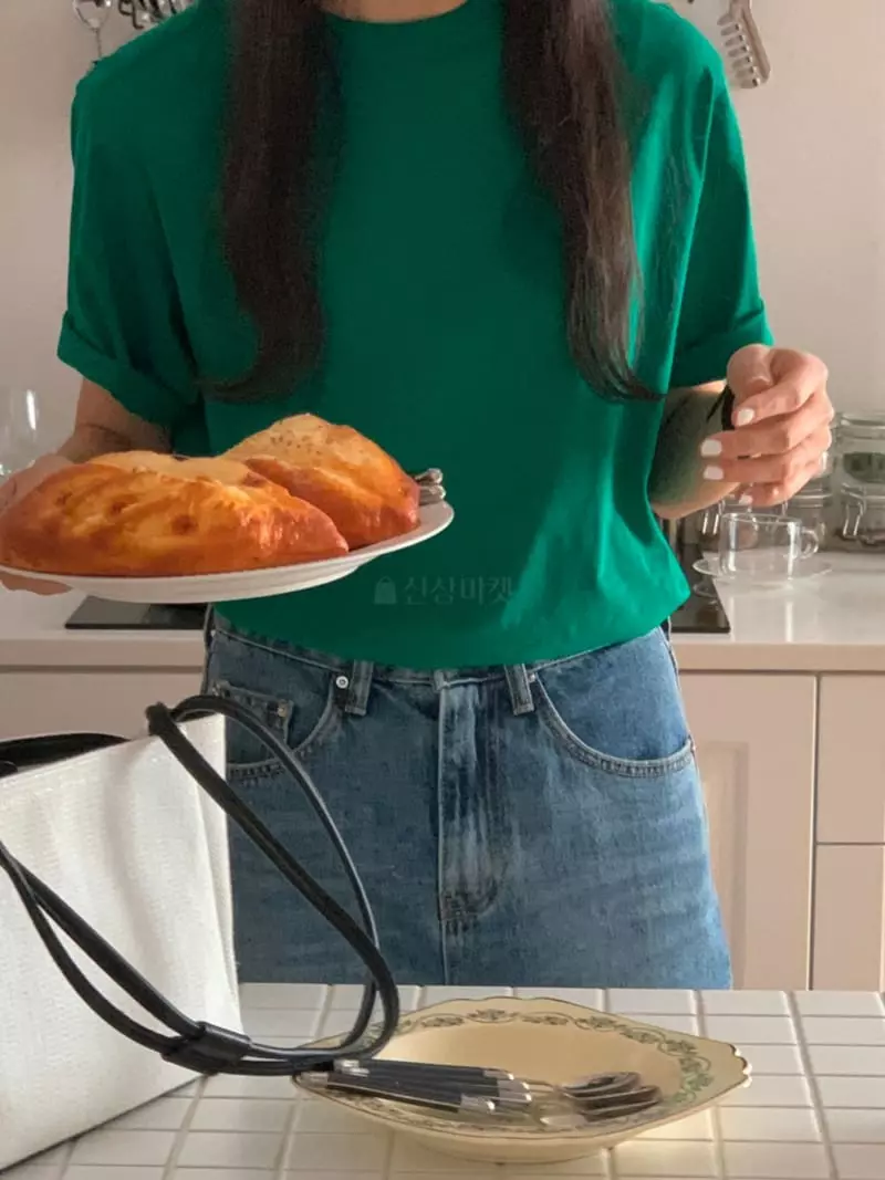 Monet - Korean Women Fashion - #momslook - Silket Tee