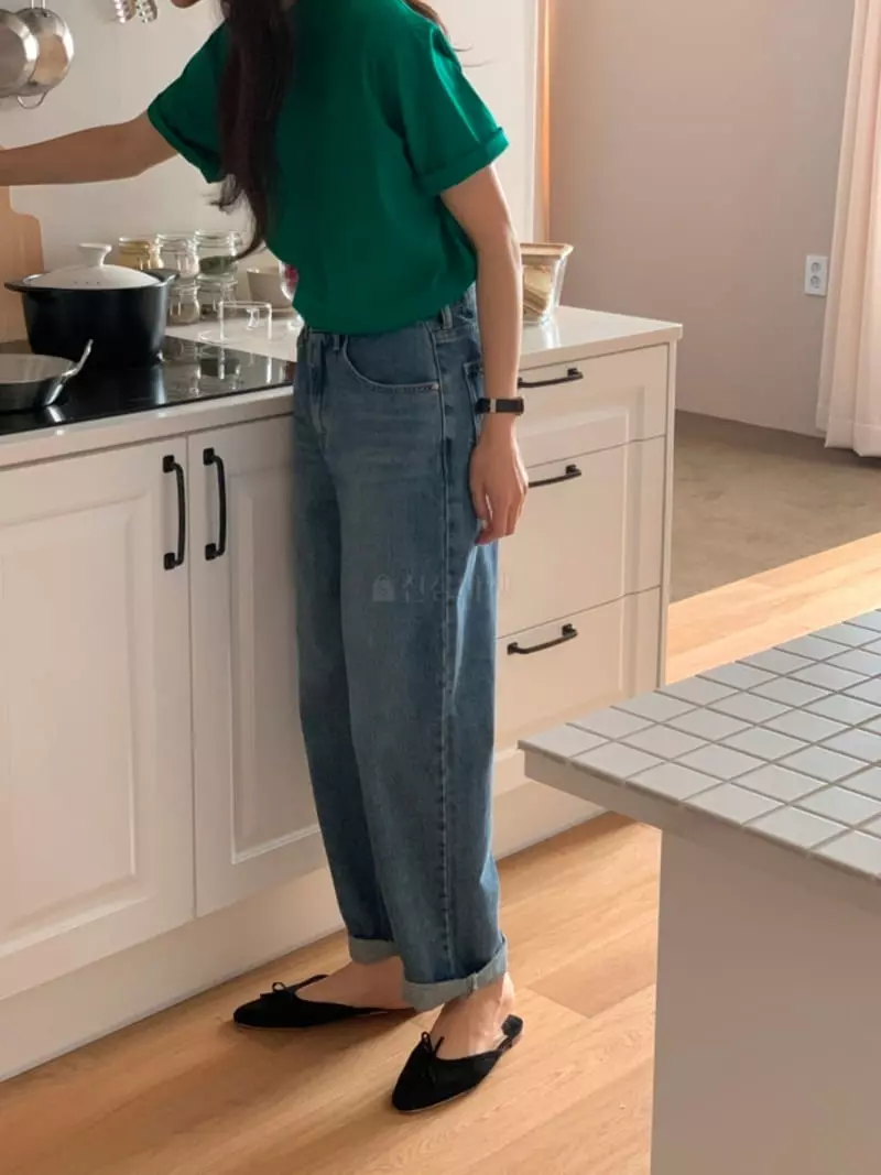 Monet - Korean Women Fashion - #momslook - Silket Tee - 3