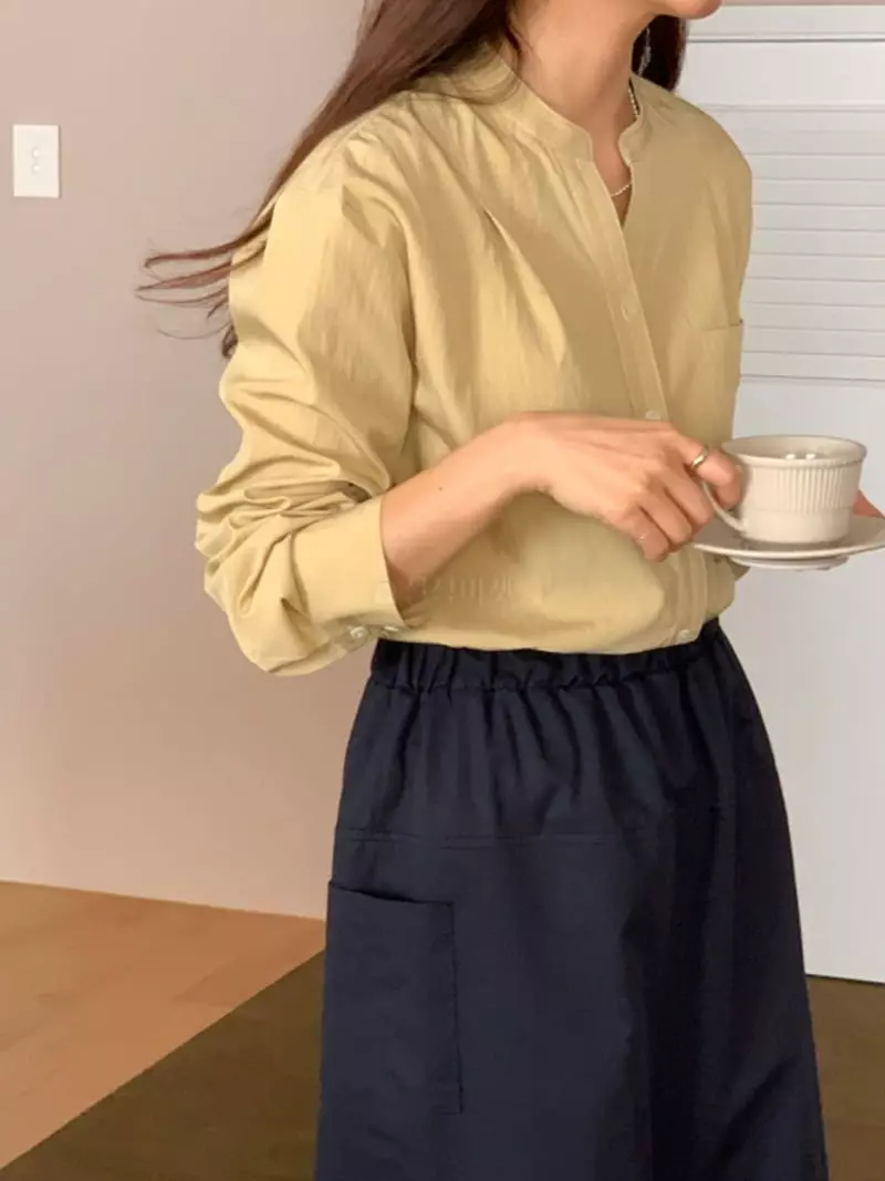 Monet - Korean Women Fashion - #momslook - Ray Blouse - 2