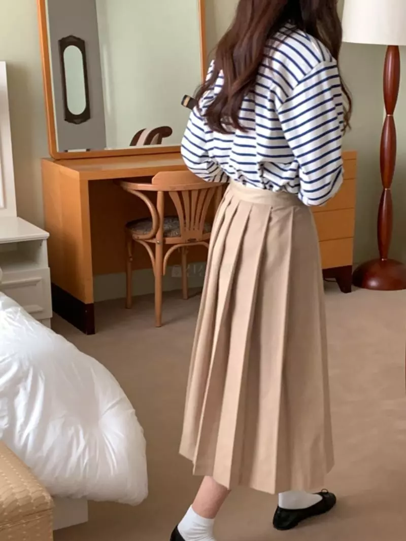Monet - Korean Women Fashion - #momslook - Lava Pleats Skirt