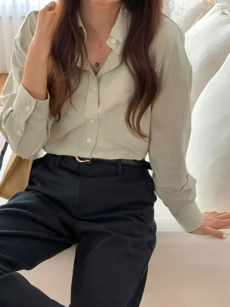 Monet - Korean Women Fashion - #pursuepretty - Oxford Shirt