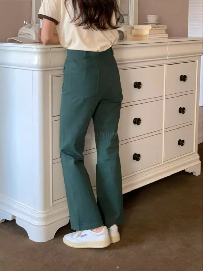 Monet - Korean Women Fashion - #vintageinspired - Cord Pants - 2