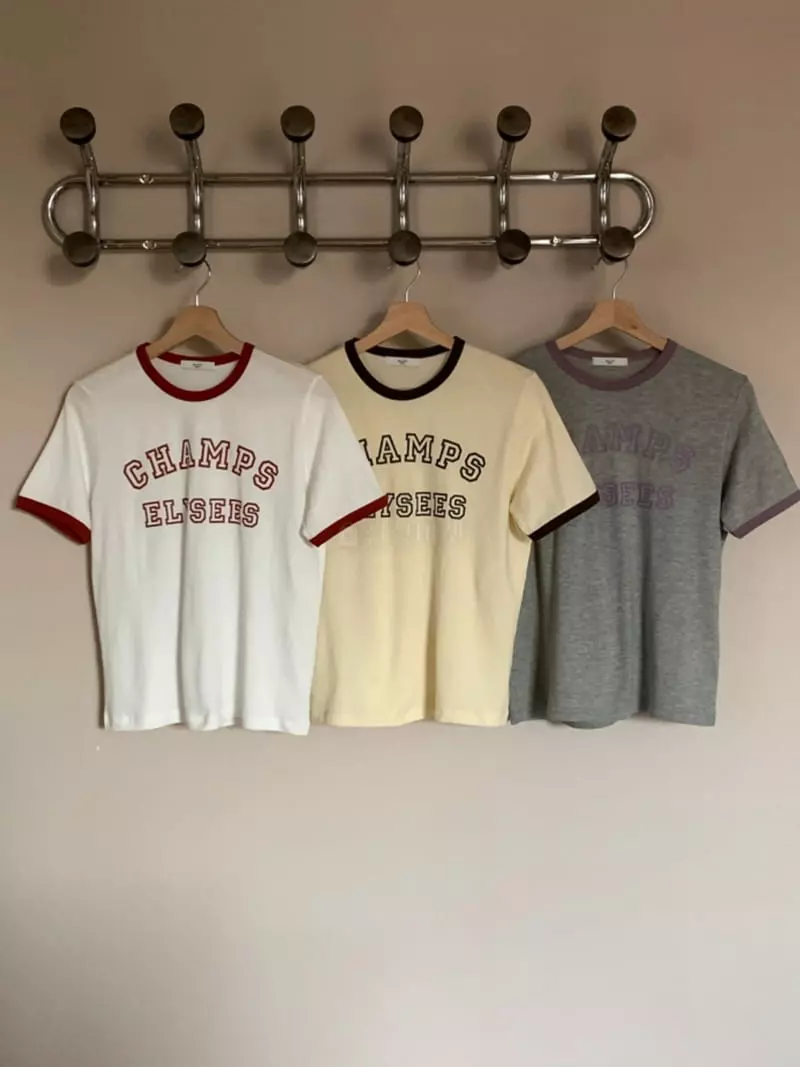 Monet - Korean Women Fashion - #momslook - Champion's Tee - 4