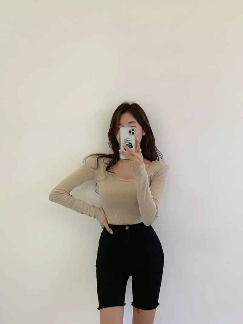 Monroe - Korean Women Fashion - #momslook - Black Apple Pants