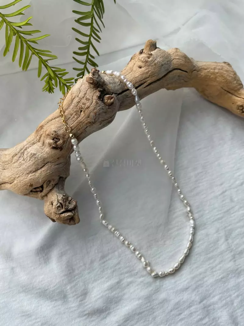 Mood - Korean Women Fashion - #momslook - A2165 Pearl Necklace - 2
