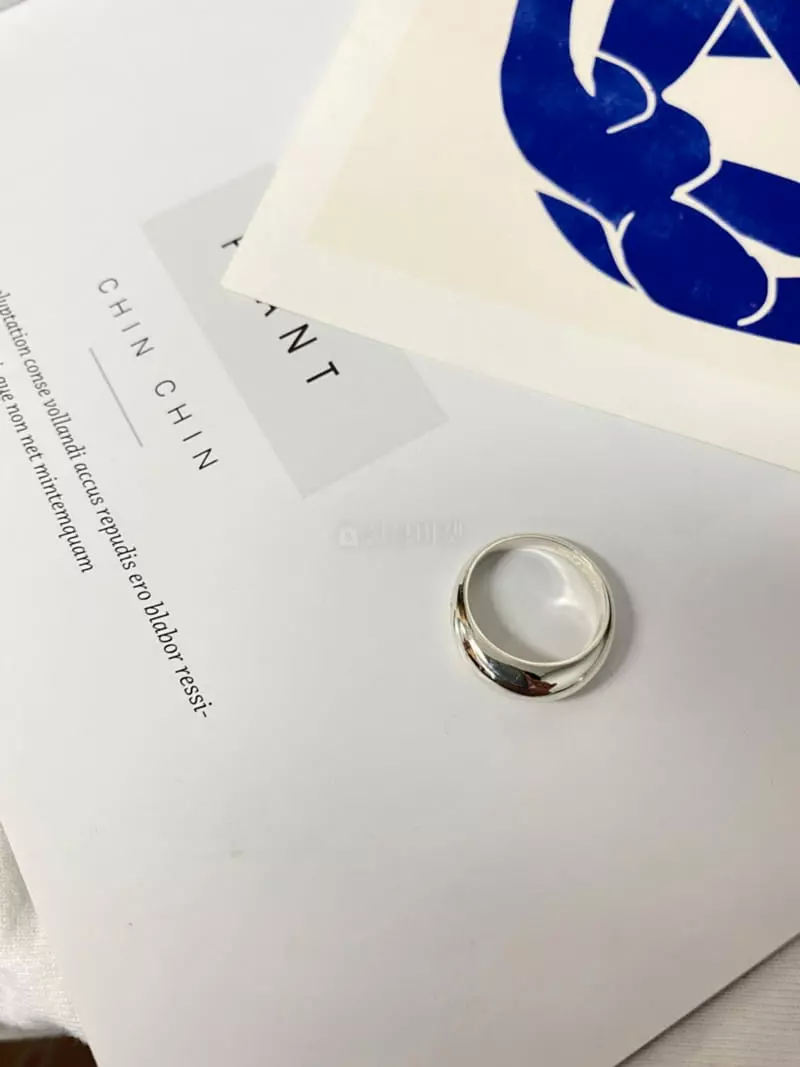 Mood - Korean Women Fashion - #momslook - A2145 Round Silver Ring