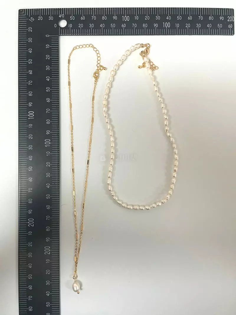 Mood - Korean Women Fashion - #womensfashion - A3512 Pearl Chain Layered Necklace - 4
