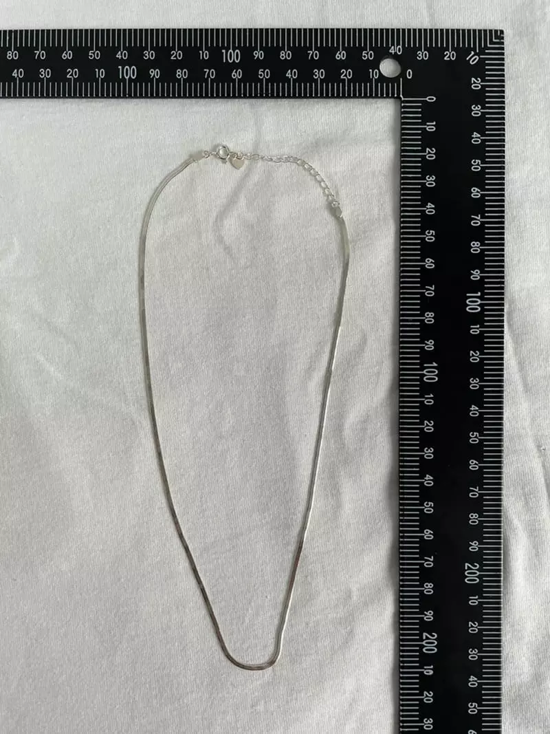 Mood - Korean Women Fashion - #momslook - A3342 Silver Necklace - 3