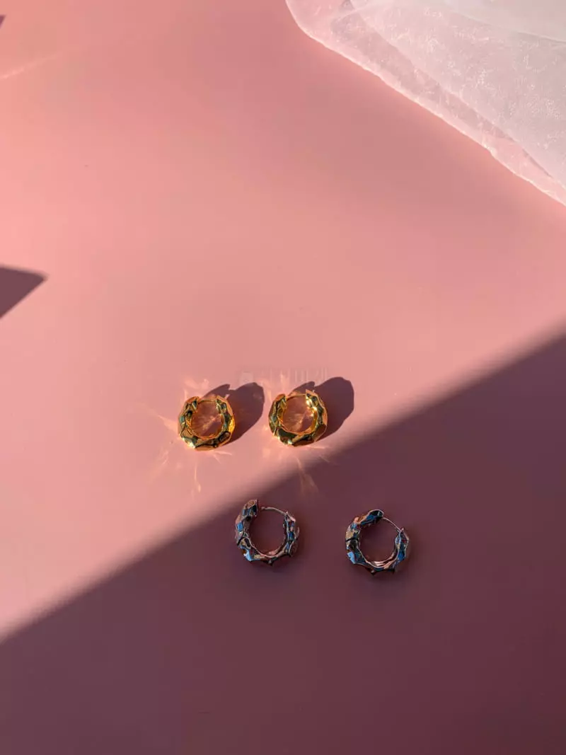 Mood - Korean Women Fashion - #pursuepretty - A2601 Bold Ring Earrings