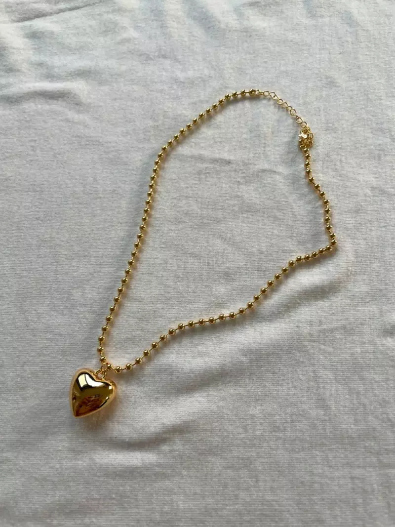 Mood - Korean Women Fashion - #shopsmall - A3000 Heart Necklace - 3