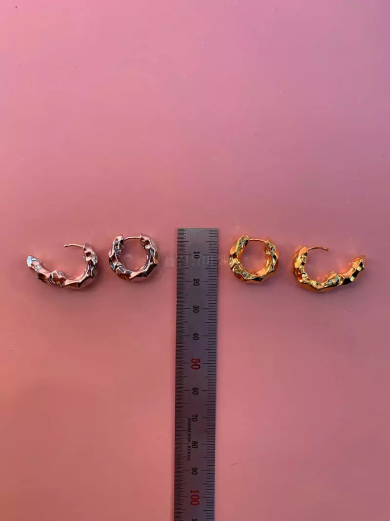 Mood - Korean Women Fashion - #romanticstyle - A2601 Bold Ring Earrings - 4
