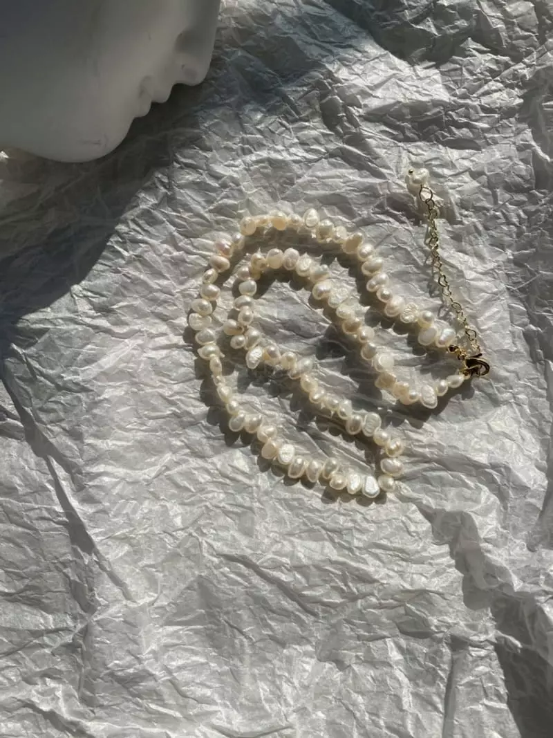 Mood - Korean Women Fashion - #shopsmall - A2163 Pearl Necklace - 3