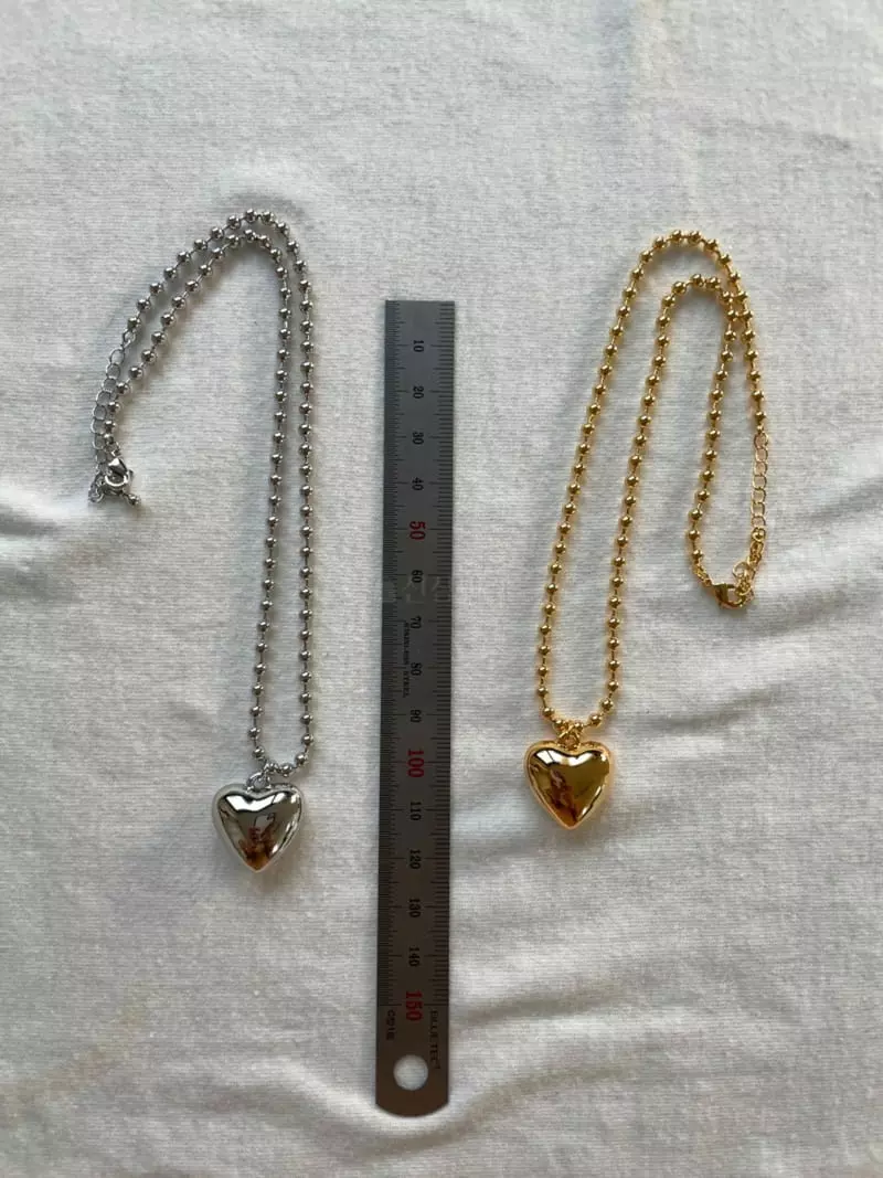 Mood - Korean Women Fashion - #shopsmall - A3000 Heart Necklace - 4
